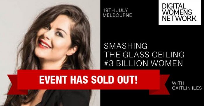 SMASHING THE GLASS CEILING, 3 BILLION WOMEN WITH CAITLIN ILES